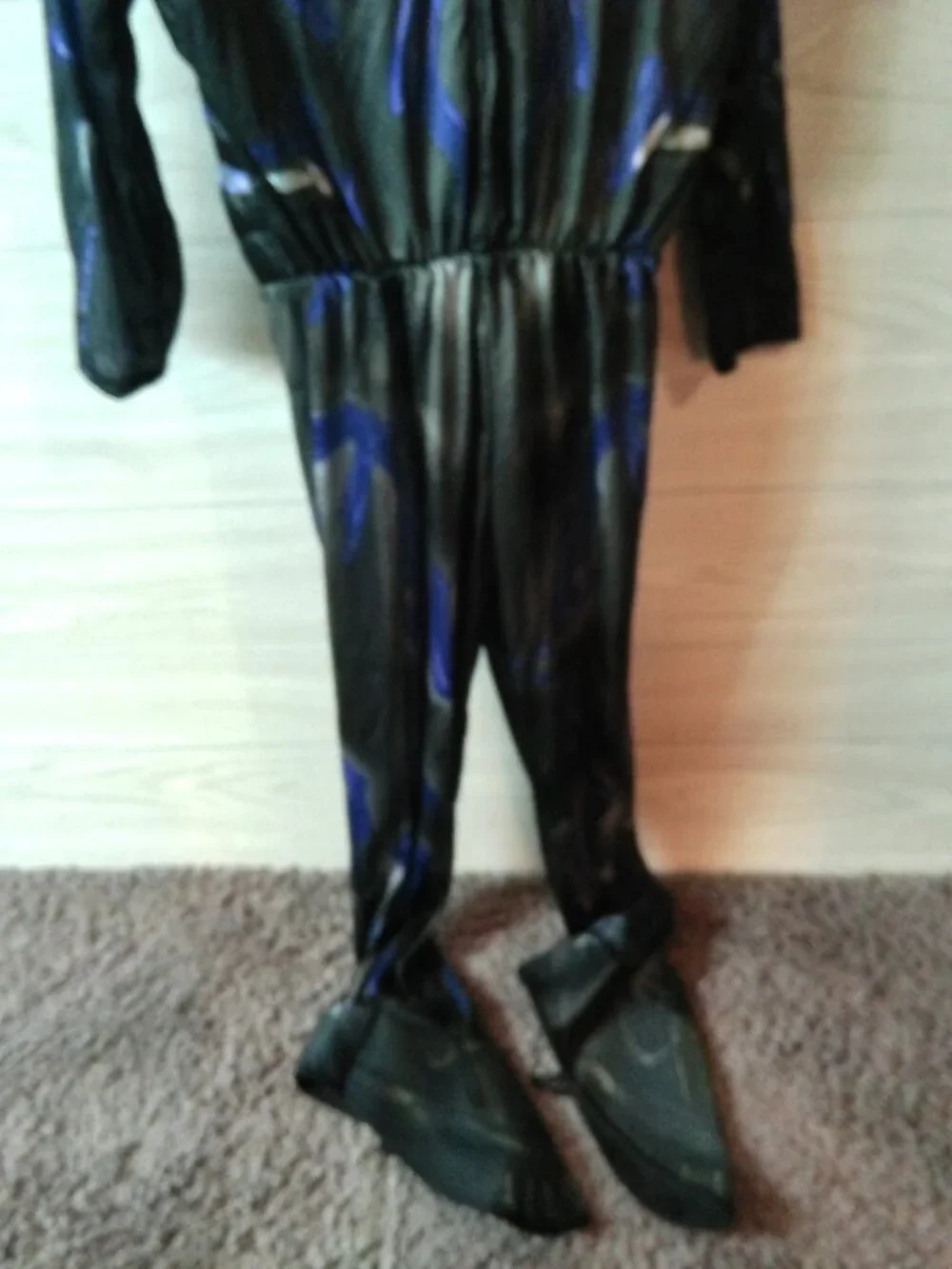 Marvel Black Panther Halloween Costume Size Large 12-14) Battle Suit Rubies NEW